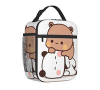 QIOEURYU Backpack Cute Bubu Insulated Lunch Bags Portable Panda Bear Lunch Container Cooler Bag Tote Lunch Box Work Picnic Men Women Leisure Outdoor Holiday Gifts