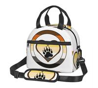 QIOEURYU Backpack Gay Bear Pride Flag Lunch Bags Insulated Bento Box Waterproof Lunch Tote Picnic Cooler Bag for Woman Travel Leisure Outdoor Holiday Gifts