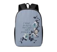 QIOEURYU Backpack Leisure Outdoor I Think He Did It Woman Boys Girls Bookbag Casual Students School Bags Portability Travel Rucksack Shoulder Bag Holiday Gifts