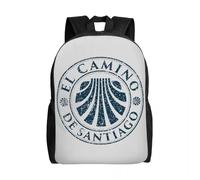 QIOEURYU Backpacks Custom Santiago De Compostela Camino for Men Women College School Students Bookbag Fits 15 Inch Laptop Bags Leisure Outdoor Holiday Gifts