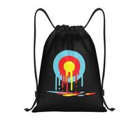 QIOEURYU Backpacks Custom Weeping Target Drawstring Bags for Training Yoga Women Men Archery Archer Darts Shoot Sports Gym Sackpack Leisure Outdoor Holiday Gifts