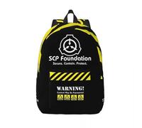 QIOEURYU Backpacks SCP Foundation MTF Pack Elementary High College School Student Bookbags Men Women Daypack for Sports Hiking Leisure Outdoor Holiday Gifts