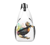 QIOEURYU Backpacks Sling Bag Dodo Bird Art Dodo Bird Lovers Chest Bags Men Sling Bag Crossbody Chest Bags Traveling Hiking Daypack Shoulder Bag Leisure Outdoor Holiday Gifts