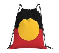 QIOEURYU Backpacks The Aboriginal Flag Multi-function Portable Drawstring Bags Sports BookBags For Travel Students Leisure Outdoor Holiday Gifts