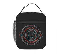 QIOEURYU Classic Unisex Bag Custom Rock Band T-Twentys One P-Pilots Portable Lunch Box Women Waterproof Thermal Cooler Food Insulated Lunch Bags Work Outdoor
