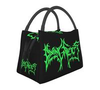 QIOEURYU Classic Unisex Bag Dying Fetus Insulated Bento Box Leakproof Picnic Cooler Thermal for Woman Children Travel Outdoor Comfortable and Durable