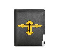 QIOEURYU Classic Wallet Orthodox Cross Symbol Faith Gift Mens Casual Elegant Simple Practical Stylish Printing Graphi for Men and Women