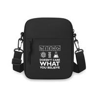 QIOEURYU Crossbody Bag Single Shoulder Science DNA atom flasks. Men Women Cartoon Anime Film Printing Design Unisex Leisure Outdoor