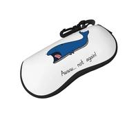 QIOEURYU Glasses Case Peach And Goma Mochi (3) Shell Protective Sunglasses Box Women Men Soft Eyeglasses Bag Pouch Storage Box Compact and Portable