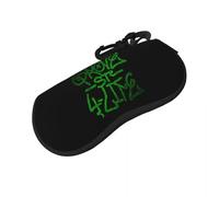 QIOEURYU Glasses Case Ted Lasso-Believe Shell Protector Sunglasses Box Women Men Soft Eyeglasses Bag Pouch Storage Box Compact and Portable