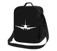 QIOEURYU Lunch Tote Bag Awesome Airplane Insulated for Aviation Plane Pilot Gift Resuable Thermal Cooler Food Bento Box Outdoor Camping Leisure Outdoor Holiday Gifts