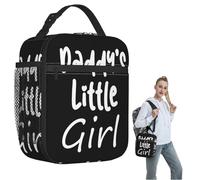QIOEURYU Lunch Tote Bags Daddy's Little Girl Insulated for Women Kids Leakproof Food Boxes Thermal Lunch Box for School Work Travel Outdoor Picnic