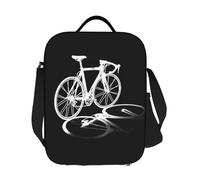 QIOEURYU Lunch Tote Bags for Women Girls Children Custom Bike Cyclist Bicycle Riders Thermal Insulated Container for Outdoor Camping Storage Bento Food Box.