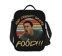 QIOEURYU Lunch Tote Bags for Women Girls Children Custom Funny Joey Insulated for Tv Show Portable Thermal Cooler Food Bento Box School.