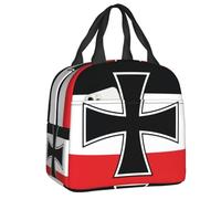 QIOEURYU Lunch Tote Bags Insulated Flag of Empire for Women Portable Thermal Cooler Bento Box Kids Children for School Work Travel Outdoor Picnic