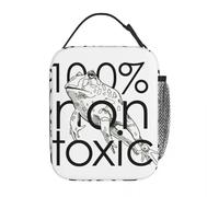 QIOEURYU Lunch Tote Bags Insulated Horned Product Pac-Man Frogs Storage Food Box Multifunction Cooler Thermal Bento Box for for School Work Travel Outdoor Picnic