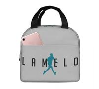 QIOEURYU Lunch Tote Bags Insulated LaMelo Ball North Carolina Basketball Resuable for Woman for School Work Travel Outdoor Picnic Oxford Cloth