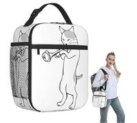 QIOEURYU Lunch Tote Bags Trumpet Player Straight Mute Wah Wah Funny Trumpet Insulated for Women Children Food Boxes Thermal Lunch Box for Work Travel Outdoor Picnic