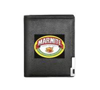 QIOEURYU Men's Wallet Marmite Yeast Extract: Vitamins 100% Vegetarian Business Mens Casual Elegant Simple Practical Stylish Printing Holiday Gifts