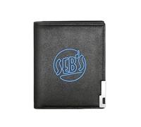 QIOEURYU Men's Wallet Seb's Neon Sign Music Note Business Mens Casual Elegant Simple Practical Stylish Printing Graphic Creative C Holiday Gifts