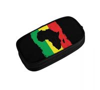 QIOEURYU Pencil Cases Africa Tanzania Namibia Kenya Map Flag Custom Cute Boys Gilrs Big Capacity Pencil Pouch Students Stationery Holiday Gifts