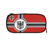 QIOEURYU Pencil Cases Empire Eagle Flag for Student School Pen Box Pencil Bag Big Capacity Pencil Pouch Pen Holder Polyester Durable