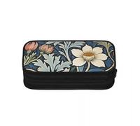 QIOEURYU Pencil Cases Framed William Morris Botanical Bliss for Students Gifts Pen Box Pencil Bag Pencil Pouch Storage Stationery Supplie Holiday Gifts