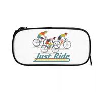 QIOEURYU Pencil Cases Ride to Win for Student Gifts Pen Box Pencil Bag Big Capacity Pencil Pouch Pen Holder Polyester Durable