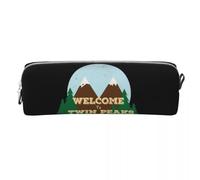 QIOEURYU Pencil Cases The Lazy To Welcome First Day Of To Twin Peaks Pen Bags Pen Box For Boys Girls Pencil Pouch Cosmetic bag Holiday Gifts Durable