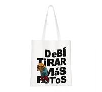 QIOEURYU Tote Bags Music DTMF Bad-Bunnys Canvas Tote Handbag Bad Bunny DeBi TiRAR MaS FOToS Shoulder Bags Large Capacity Shoppi Leisure Holiday or Birthday Gifts