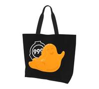 QIOEURYU Tote Bags SCP 999 The Tickle Monster Shopping Canvas Large Capacity Shoulder Bags Shopper Grocery Handbag for Women Leisure Holiday or Birthday Gifts