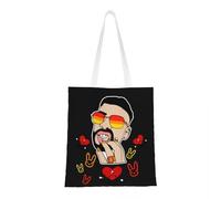 QIOEURYU Tote Bags Unisex A Without You Bad Tote Bags Large Capacity Bunny Shopping Bag for Shopping Handbags Leisure Holiday or Birthday Gifts