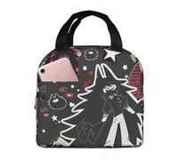 QIOEURYU Tote Bags Unisex Anime Miss Circle Insulated Lunch Bags Fundamental Paper Education Lunch Container Cooler Lunch BoxFood Handbags Classic Vintage Gifts