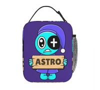 QIOEURYU Tote Bags Unisex Dandys World Astro Insulated Lunch Bag Thermal Bag Lunch Container Portable Tote Lunch Box Food Bag Work Outdoor Classic Vintage Gifts