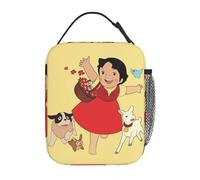 QIOEURYU Tote Bags Unisex Heidi The Girl from The Alps Insulated Lunch Bag Japanese Anime Food Bag Leakproof Cooler Thermal Lunch Box for School Classic Vintage Gifts