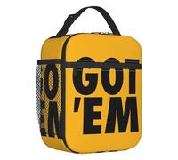 QIOEURYU Tote Shoulder Bags Canvas Got Em Thermal Insulated Lunch Bags Women Resuable Lunch for Outdoor Picnic Storage Food Box Leisure Holiday or Birthday Gifts