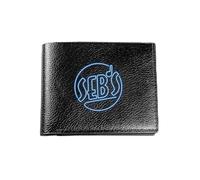 QIOEURYU Wallet for Men Women Seb's Neon Sign Music Note Business Mens Casual Elegant Simple Practical Quality Stylish Printing Graphic Creative C PU
