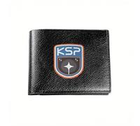 QIOEURYU Wallet for Men Women Space Program Patch Emblem Business Mens Casual Elegant Simple Practical Quality Stylish Printing Graphic Creati PU