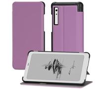 QIOFEARTH Case for Onyx BOOX Palma 6.13" Back Cover,New Lightweight PU Leather Cover,and Water-Safe, Foldable Protective Cover,Compatible BOOX Palma 6.13" E-Ink Protective case (Lavender Purple)