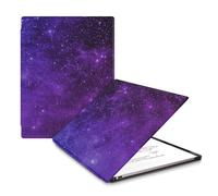QIOFEARTH Case for Remarkable Paper Pro Tablet 11.8" (2024 Released) Lightweight and Hard Back Shell Protective Book Folio Cover,Have Auto Sleep/Wake,Pen Holder and Pen Tips Box (Starry Sky Purple)
