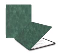QIOFEARTH Case for Remarkable Paper Pro Tablet 11.8" (2024 Released) Lightweight and Hard Back Shell Protective Book Folio Cover,Have Auto Sleep/Wake,Pen Holder and Pen Tips Box (Marble Green)