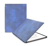 QIOFEARTH Case for Remarkable Paper Pro Tablet 11.8" (2024 Released) Lightweight and Hard Back Shell Protective Book Folio Cover,Have Auto Sleep/Wake,Pen Holder and Pen Tips Box (Fabric Blue)