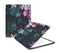 QIOFEARTH Case for Remarkable Paper Pro Tablet 11.8" (2024 Released) Lightweight and Hard Back Shell Protective Book Folio Cover,Have Auto Sleep/Wake,Pen Holder and Pen Tips Box (Pink Blue Flowers)