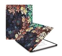 QIOFEARTH Case for Remarkable Paper Pro Tablet 11.8" (2024 Released) Lightweight and Hard Back Shell Protective Book Folio Cover,Have Auto Sleep/Wake,Pen Holder and Pen Tips Box (Colored Flower)