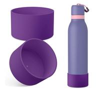 QIONG 2PCS Silicone Boot for Owala Water Bottle FreeSip Sway 30oz&40oz, Tumbler 40oz and Twist 24oz, Non-Slip, Protective Sleeve for Stainless Steel Water Bottle Accessories BPA-Free Bottom Base(2PR)