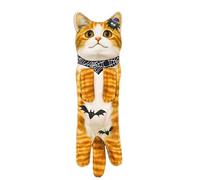 QIONG MENG Funny Cat Hand Towels Cute Kitchen Towels Housewarming Christmas Birthday for Home Kitchen Bathroom Decoration (Halloween, cat)