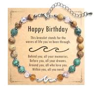 QIONG Women's Brecelets - A Unique Gift for Daughter, Mom Friends and Sisters., 6mm, Stone, crystal