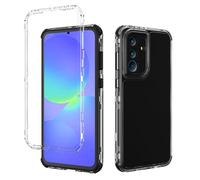 QiongniAN 3-in-1 Drop-Proof And Shock-absorbing Compatible with Samsung Galaxy A57 5G SM-A576B/DS Phone Protective Case Black