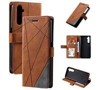 QiongniAN Case for Oppo Realme 6 Leather Case for Oppo Realme 6 RMX2001 / Realme Narzo RMX2002 / Realme 6S / Realme 6i RMX2040 Flip Case Brown