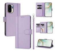 QiongniAN Compatible with 1+ Ace 6 Ultra Case,PU Leather Flip Cover Wallet Protector Compatible with OnePlus Ace 6 Ultra Phone Protective Case Purple